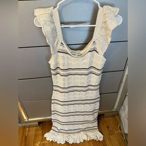 Womens midi crochet dress